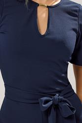 LTS Tall Navy Blue Keyhole Jumpsuit | Long Tall Sally 4