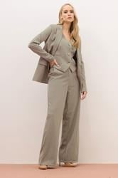 LTS PREMIUM Tall Brown Herringbone Blazer | Long Tall Sally 3