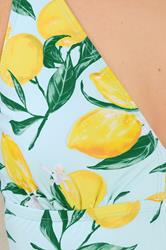 LTS Tall Women's Light Blue Lemon Print Swimsuit | Long Tall Sally 5