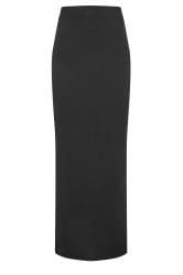 LTS Tall Black Maxi Scuba Tube Skirt | Long Tall Sally