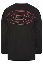 BadRhino Big & Tall Black Long Sleeve Racing Graphic T-shirt | BadRhino 7
