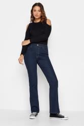 LTS Tall Black Denim Bootcut Jeans