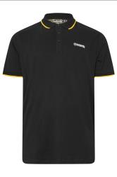 LAMBRETTA Big & Tall Black Tipped Polo Shirt | BadRhino 3