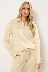 LTS Tall Women's Yellow Quarter Zip Sweatshirt | Long Tall Sally 2