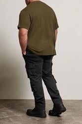 BadRhino Big & Tall Black Cargo Trousers | BadRhino 3