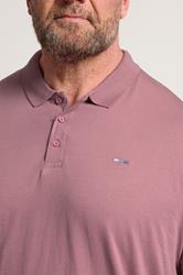 BadRhino Big & Tall Plum Purple Jersey Polo Shirt | BadRhino 4