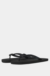 JACK & JONES Black Basic Flip Flops | BadRhino 1