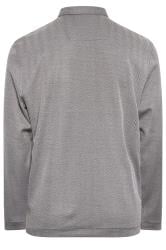 STUDIO A Big & Tall Grey Zip Through Jacket | BadRhino 5