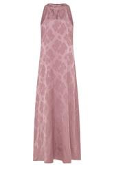 LTS Tall Women's Pink Jacquard Halterneck Maxi Dress | Long Tall Sally 5