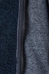 KAM Big & Tall Navy Blue Lumberjack Fleece Lined Hoodie | BadRhino 4