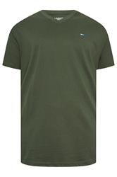 BadRhino Big & Tall Black/Red/Green/Blue/Navy Blue 5 Pack Extra Long V-Neck T-Shirts | BadRhino 5