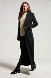 LTS Tall Black Formal Maxi Coat | Long Tall Sally 2