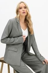 LTS PREMIUM Tall Grey Stripe Formal Blazer | Long Tall Sally 2