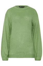 LTS Tall Green Balloon Sleeve Jumper | Long Tall Sally  5