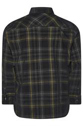 LYLE & SCOTT Big & Tall Black Check Shirt | BadRhino 4