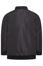 BadRhino Big & Tall Black Zip Bomber Jacket | BadRhino 6