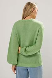LTS Tall Green Balloon Sleeve Jumper | Long Tall Sally  3