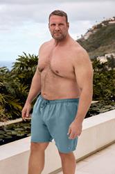 BadRhino Big & Tall Petrol Blue Swim Shorts | BadRhino 1