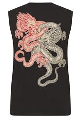 BadRhino Big & Tall Black Dragon Graphic Vest | BadRhino 7