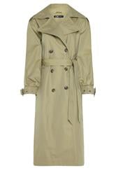 LTS Tall Sage Green Balloon Sleeve Buckle Trench Coat | Long Tall Sally 5