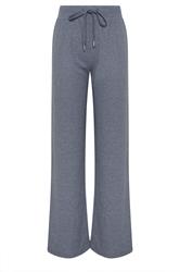 LTS Tall Denim Blue Waffle Lounge Trousers | Long Tall Sally 5