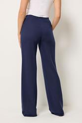 LTS Tall Women's Navy Blue Wide Leg Trousers | Long Tall Sally 4