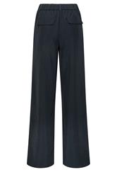 LTS Tall Women's Navy Blue Pleated Wide Leg Trousers | Long Tall Sally 6