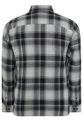 BadRhino Big & Tall Black Check Long Sleeve Shirt | BadRhino 6