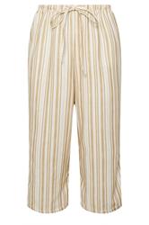 YOURS Plus Size Natural Brown Linen Look Culottes | Yours Clothing 5