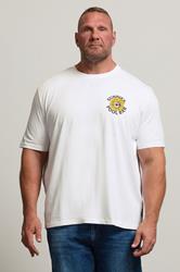 LYLE & SCOTT Big & Tall White Sunnie's Graphic T-Shirt | BadRhino 1