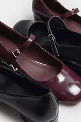 LTS Burgundy Red Mary Jane Heels In Standard Fit | Long Tall Sally 5