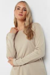 LTS Tall 2 PACK Navy Blue & Brown Long Sleeve Cotton T-Shirt | Long Tall Sally 6