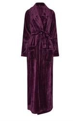 LTS Tall Burgundy Red Super Luxe Maxi Dressing Gown | Long Tall Sally 5