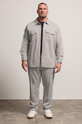 BadRhino Big & Tall Natural Brown Textured Jersey Joggers | BadRhino 2