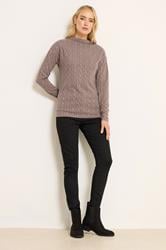 LTS Tall Light Pink Knit Funnel Top | Long Tall Sally 2