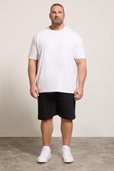 KAM Big & Tall Black Interlock Shorts | BadRhino 1