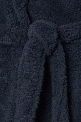 BadRhino Big & Tall Navy Blue Borg Dressing Gown | BadRhino 4