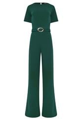 LTS Tall Dark Green Belted Jumpsuit | Long Tall Sally 5