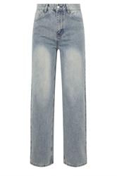 LTS Tall Women's Light Blue Wash Carrot Jeans | Long Tall Sally 1