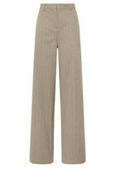 LTS PREMIUM Tall Brown Herringbone Formal Trousers | Long Tall Sally 6