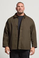 JACK & JONES Big & Tall Brown Grady Worker Jacket | BadRhino 2