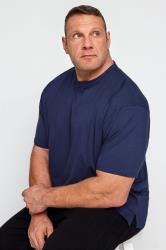 KAM Navy Blue Plain T-Shirt | BadRhino 2