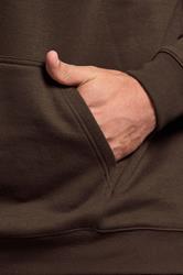 BadRhino Big & Tall Brown Cut & Sew Hoodie | BadRhino 4