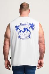 BadRhino Big & Tall Light Blue Sun Graphic Vest Top | BadRhino 5