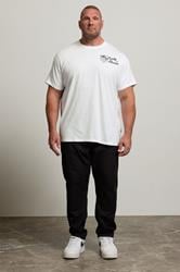 BadRhino Big & Tall White 'The Lucky Casino' Graphic T-Shirt | BadRhino 2
