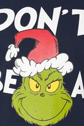 BadRhino Big & Tall Navy Blue Grinch Christmas Graphic T-Shirt | BadRhino 7