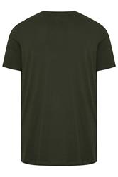 JACK & JONES Big & Tall 3 Pack Green, Navy Blue & Black Logo T-Shirts | BadRhino 6