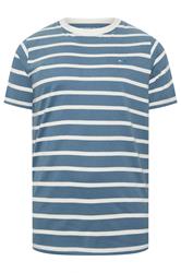 BadRhino Big & Tall Blue Extra Long Stripe T-Shirt | BadRhino 5