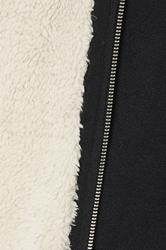 BadRhino Big & Tall Black Knitted Borg Zip Up | BadRhino 8