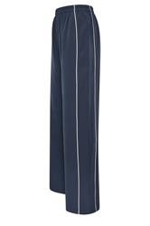 LTS Tall Navy Blue Piped Wide Leg Trousers